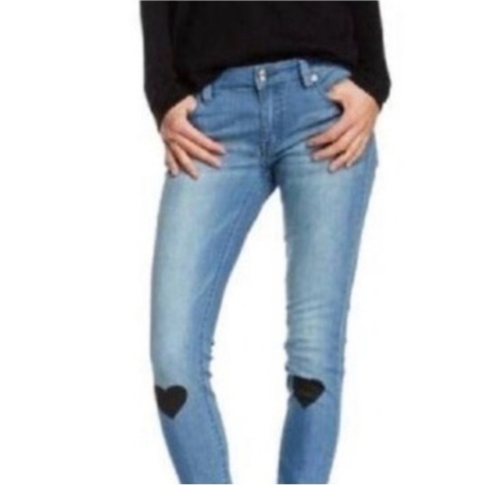 BCBGeneration Skinny Jean with Hearts 🖤